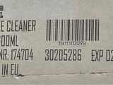 a close up of a box with a price label on it