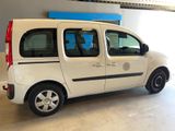 a white van that is parked in a garage