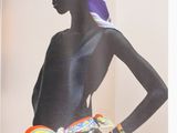 a book with a picture of a woman in a black dress