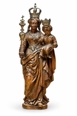 an image of a statue of a woman holding a child
