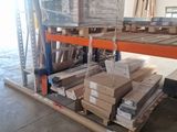 a pallet with boxes and boxes on it in a warehouse