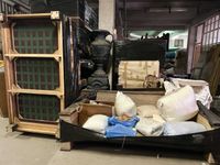 Env. 18 canapés/méridiennes en bois et paille tressée (usure… (photo 2)