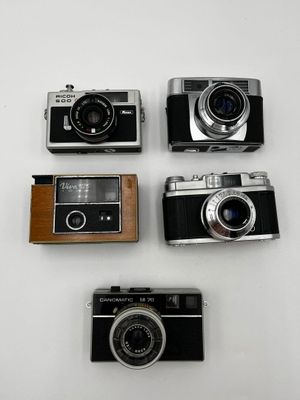 Lot DE 5 Appareils Photo : Ricoh 500g / Icon Contessa Like /…