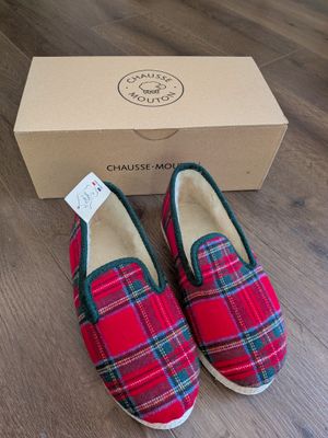Paire de charentaises de marque CHAUSSE MOUTON