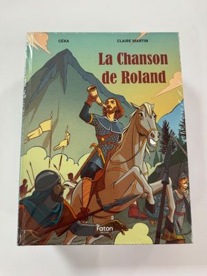 the cover of the book la chasson de roland is shown