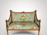 an image of a couch with floral upholstered upholstered upholstered upholstered upholstered upholstered upholstered