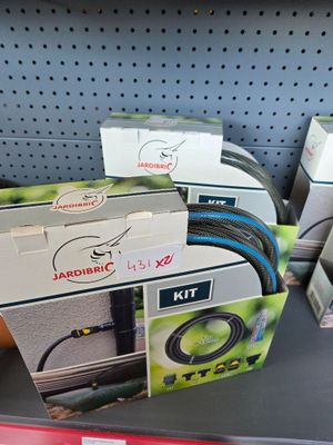 many different types of cables on the shelf in the store