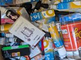 a box full of assorted items that are in the box