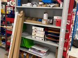 many boxes and boxes on the shelves in the warehouse