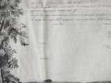a large piece of paper with a drawing on it