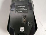 a close up of a computer mouse on a table