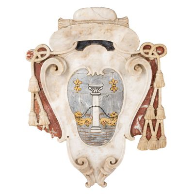 Paire de Reliefs en Marbres Différents XVII-XVIII Siècle