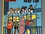 un livre dont la couverture représente un groupe de personnes sous forme de dessin humoristique