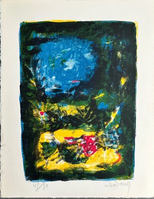 an image of a picture of a painting of a fish in the water