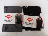 two pairs of men ' s tank tops are shown on a white surface