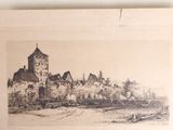 a picture of a picture of a castle on the wall