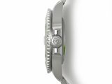 an image of a close up of a watch on a white surface