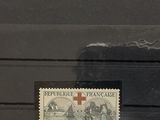 une photo d'un timbre sur lequel figure l'image d'un soldat