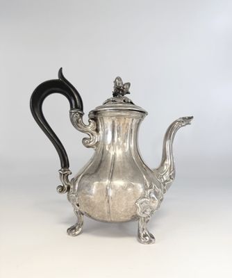 FRAY. VERSEUSE en argent 950 mil., la prise du couvercle formée de tro - Photo 1