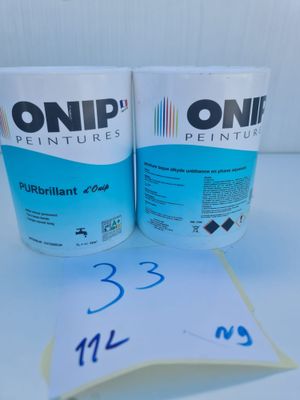 Ensemble comprenant des peintures laques ONIP PURbrillant d’…