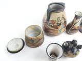 many different types of vases on a white surface