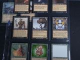 a lot of cards that are on the table
