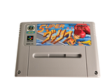 a nintendo super street fighter game on the nintendo gameboy