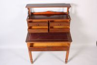bureau à gradin Louis Philippe en placage d'acajou (photo 4)