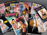 a lot of magazines that are on the table
