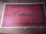 a sign that says canada on it on the floor