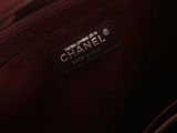 the inside of a chanel bag