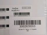 the back side of a white box with a barcode on it