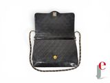 chanel black quilted lambskin flap bag