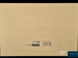 a brown box with a barcode on it