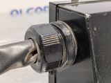 a close up of a metal object on a table