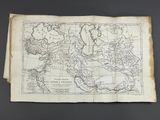 an old map of the middle east and middle east asia