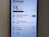 the back of an iphone with the stockage screen displayed
