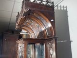 a grandfather clock in the corner of a room