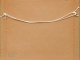 a brown box with a white string on it