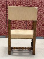 Chaise à bras en noyer tourné (photo 5)