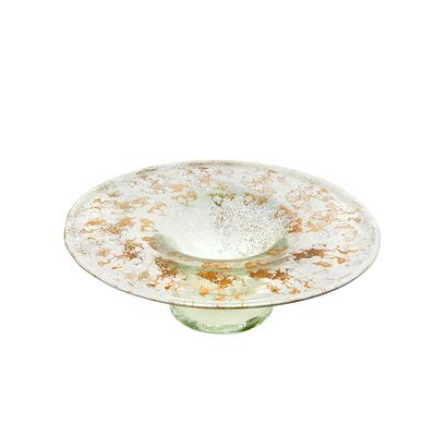 an image of a glass bowl on a white background
