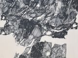 une image représentant un dessin en noir et blanc d'une chaîne de montagnes