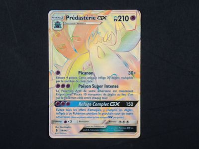 Carte Pokemon Contenu : 1 carte rare Prédastérie GX Edition …