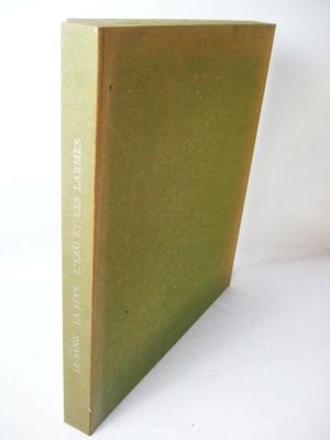 a book that is sitting on a white table