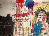a picture of a painting on the wall of a room