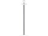 an image of a white toilet paper holder on a stand