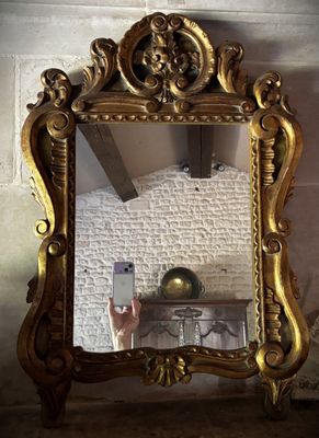 a person taking a picture of themselves in a mirror