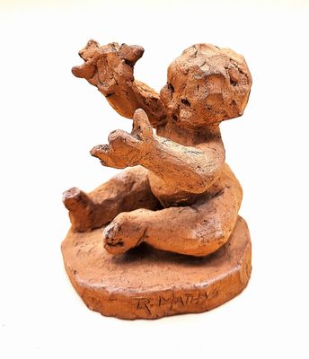 TERRE CUITE / Œuvre originale en terre cuite, épreuve unique…