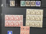 a picture of a collection of stamps on display in a case