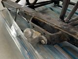 a close up of a metal object on a table in a room